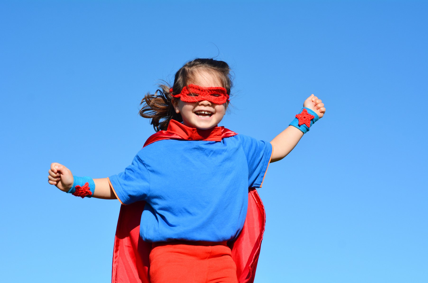 Superhero child - girl power